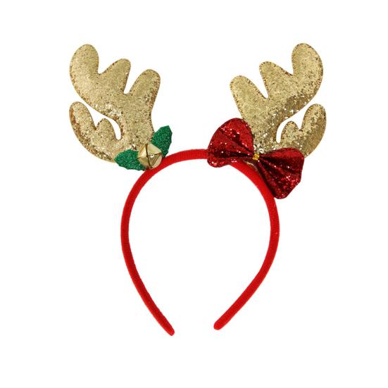 Christmas Hairband for Adults Kids Festive Hair Accessory Santa Claus Snowman Hairband for All Ages Xmas Parties Dress-up