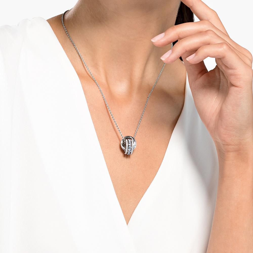 Swarovski Collana intrecciata Hyperbola Further 125° Anniversario Donna Argento 5537106