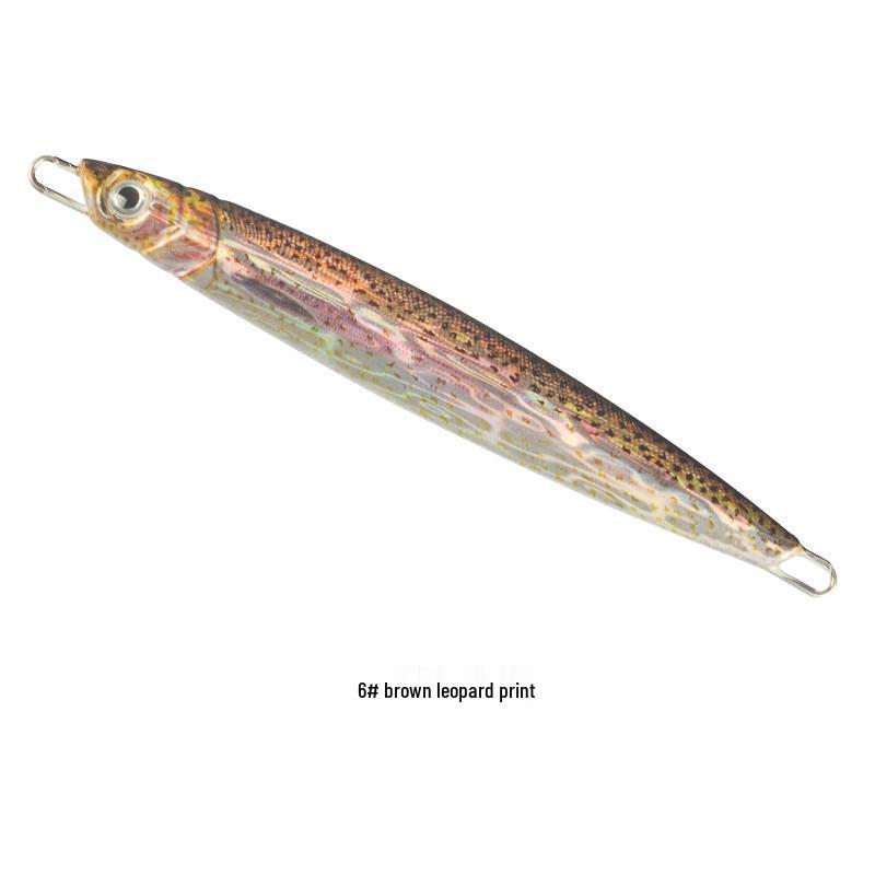 3D Printed Bionic Fish Lure - Iron Plate, Sea Fishing, Deep Sea, 60g & 120g Options
