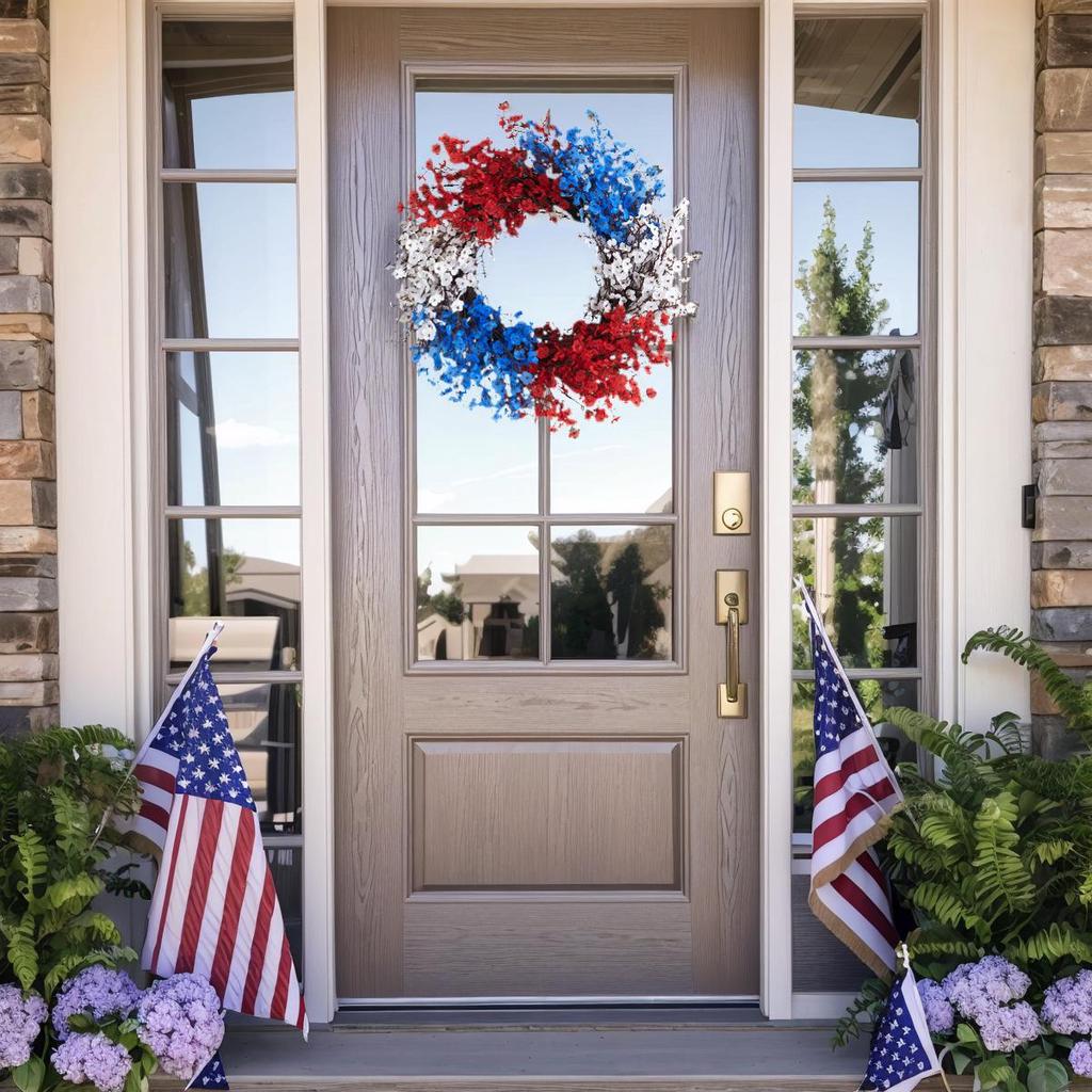 Unabhängigkeitstag Rot, Weiß & Blau Gänseblümchen Blumen Dekorationen für Zuhause & Party