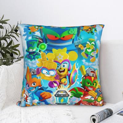 Funny Game Superthings Pillow Cover Novelty Pillow Case For Sofa Car Home Decor Soft Pillowcases Gift