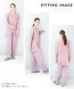 ON NISHIKI Travel Pajamas with Long Stretch Covered Top and Pants Loungewear Women's Pouch, Compact, Sleeves, Fabric, Wrinkle-Resistant, Bottoms, Set,