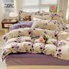 Bed Sheet Bedding Four-piece Set Thickened Brushed Quilt Cover Bed Dormitory Bedding Quilt Cover
