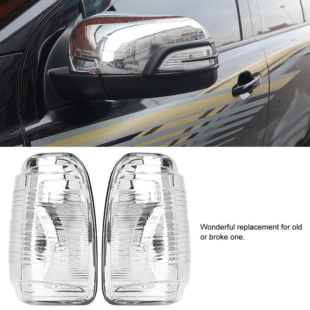 Pair of Turn Signal Light Cover Lamp Shell Fits for Ford Transit from 2013