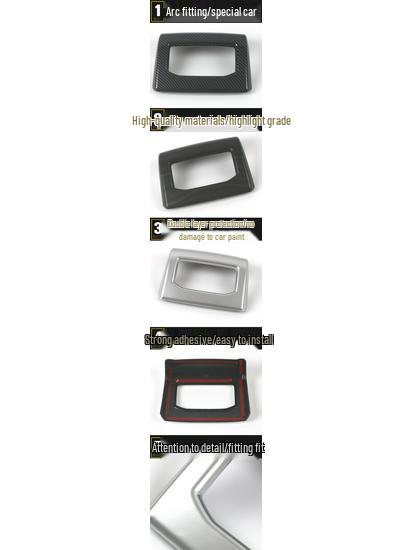 ID.6X Rear Upper Air Outlet Bright Ring - Car Accessory Vent Patch