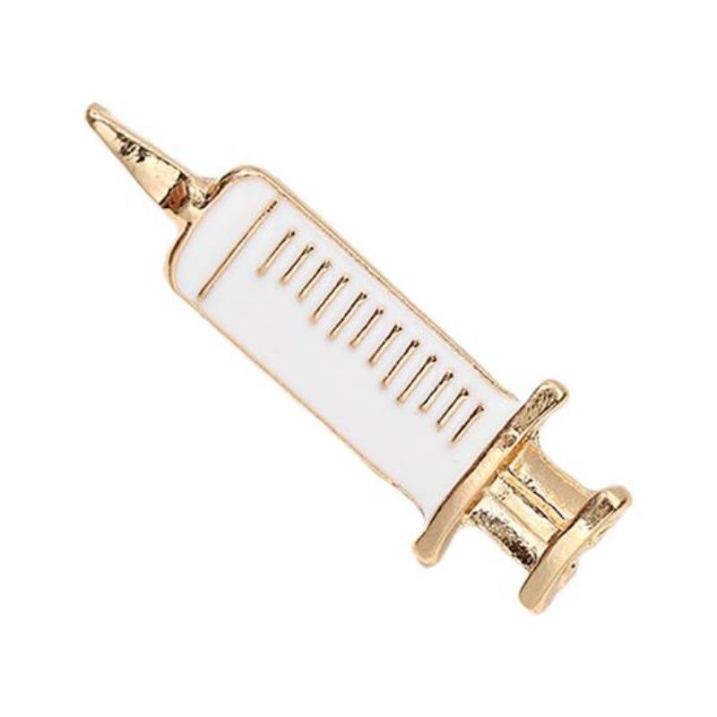 Exquisita Broche de Solapa con Patrón de Estetoscopio de Doctora y Enfermera Pin de Solapa Ropa