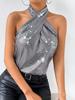 2026 Sexy Sequin Halter Tank Top for Women