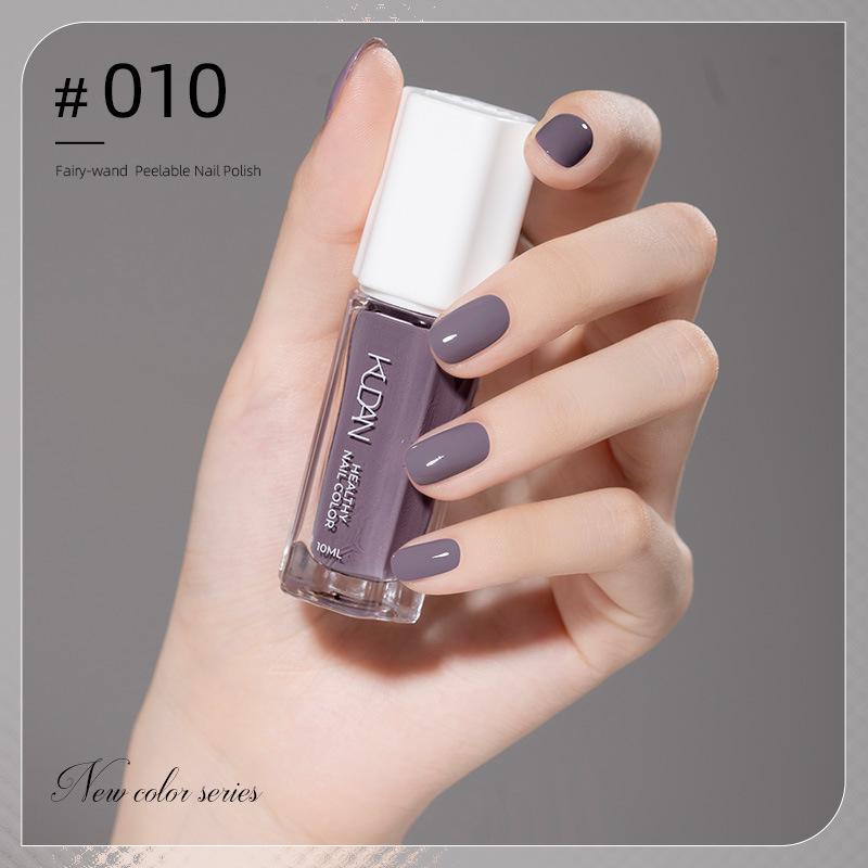 2023 No-Bake Quick-Dry Black Peelable Nail Polish - Autumn/Winter Salon Colors