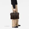 [Pre-Owned] Document Holder Travel Classic Monogram Commuter Canvas Briefcase Laptop Bag Shoulder Crossbody Tote Small - Very Good #NFZ089