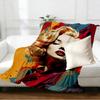 Singer Print Blanket - Soft & Comfortable, for Bedroom, Travel, Sofa, Home Decoration - Birthday Christmas Gift for Friend