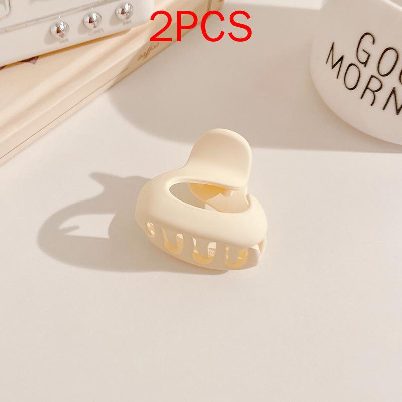 2 ΤΕΜ Premium Σετ Κεφαλών Νέο Γυναικείο Κλιπ Κλιπ Νύχι Μόδας Καφέ Μαύρο Ακρυλικό Μεγάλες Φουρκέτες Claw For Lady Clip Barrette Αξεσουάρ μαλλιών