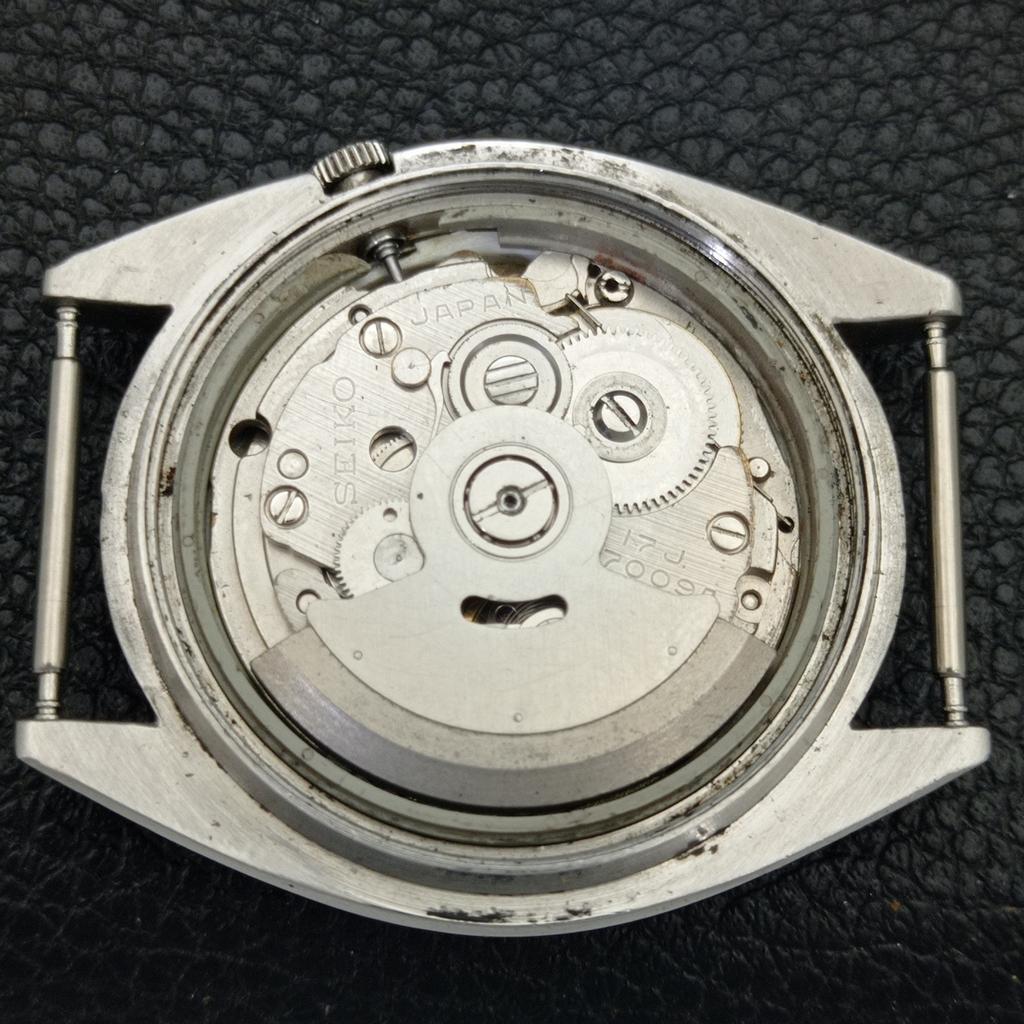 VINTAGE SEIKO 5 AUTOMATIC JAPAN 7009A MENS BLUE COLOR DIAL WATCH A702109-5 R208-a702109