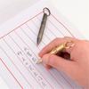 Brass Pocket Pen Keychain Pendant Travel Pen 1.0mm Retractable Ballpoint Pen Gift Pen Writing Pen