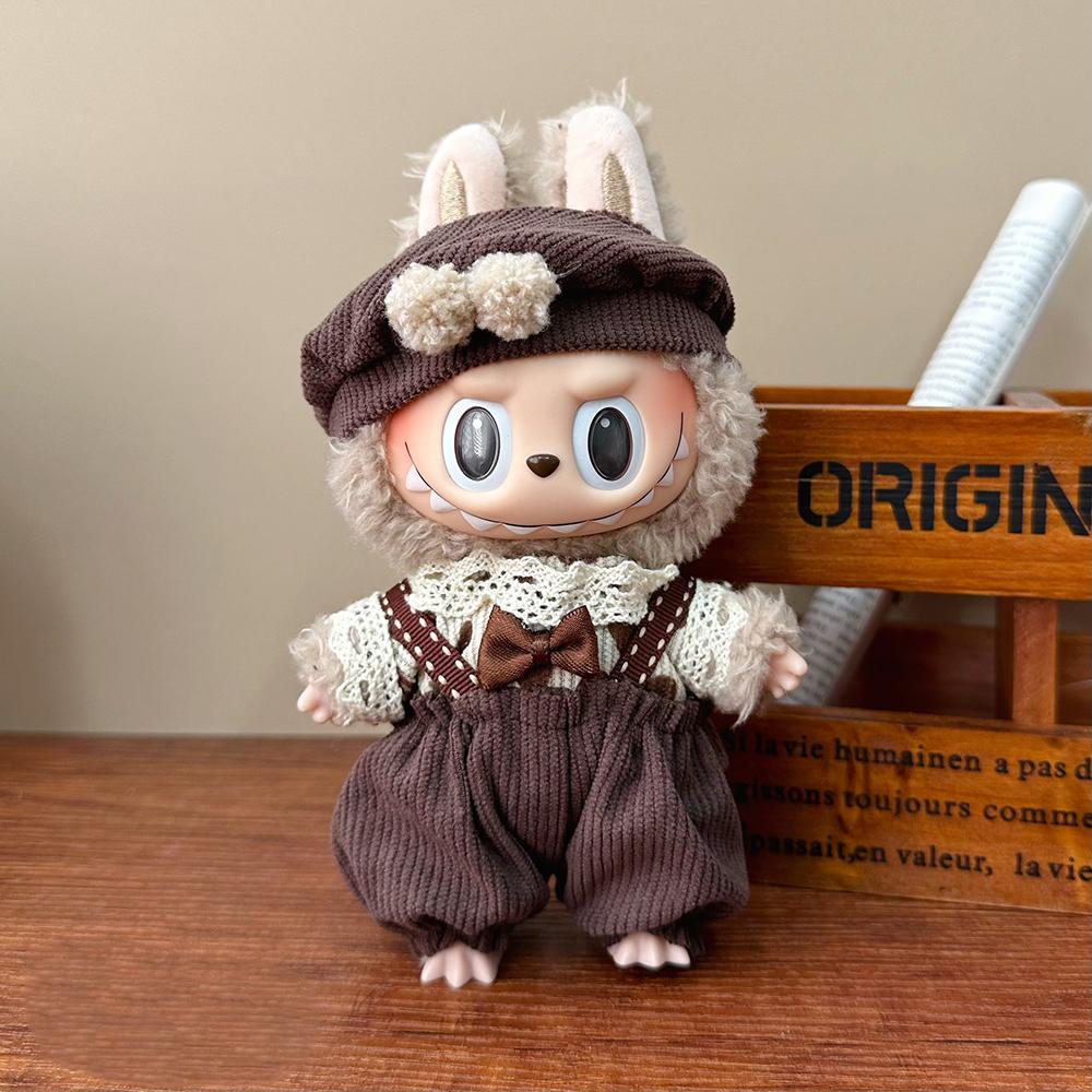 Plush Doll Multiple Styles Clothing Set For Labubu Outfit Accessories Trendy Clothing Girl Gift no doll no shoes