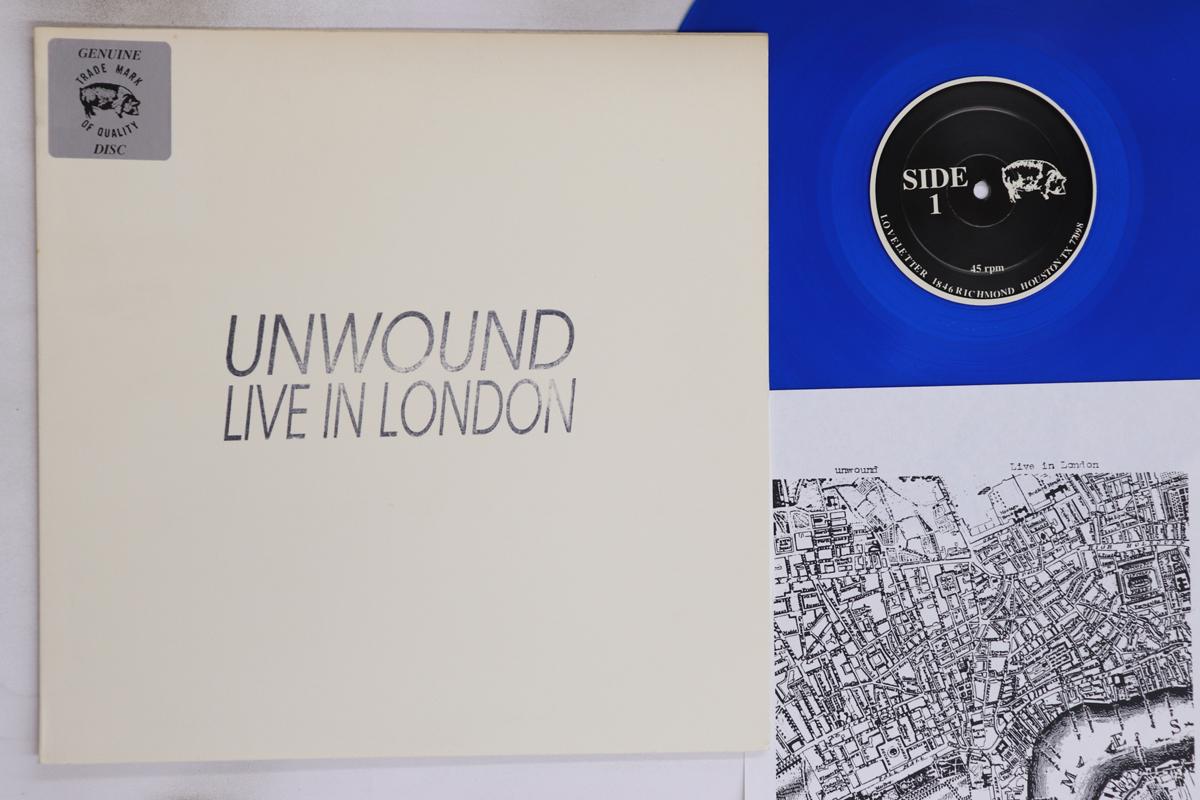 

12inch Record UNWOUND Live In London LVLT04 LOVELETTER 1999 US Rock Used