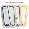 Lingdu Medical Magnetic Four-Color Flat Mop Head for Hotel Use