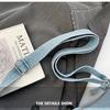 Retro denim tote bag women's casual shoulder bag