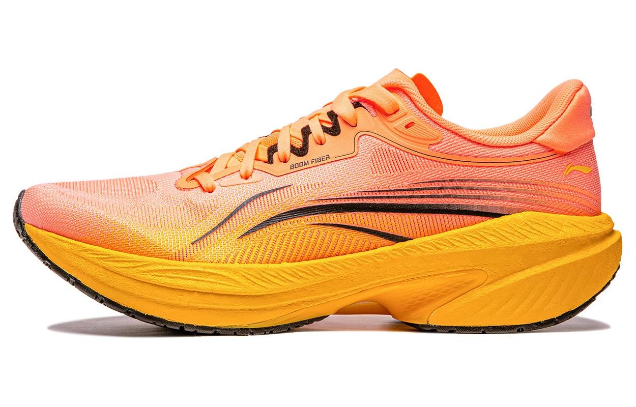 Li Ning WuShi 5S 4.0 Running Shoes Men s Low Top Yellow Black ARSU007-10 41