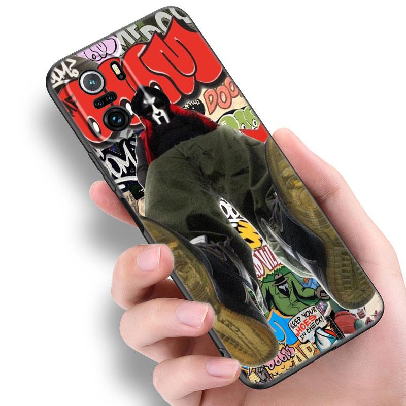 MF DOOM Black Silicone Phone Case For Xiaomi Mi 9 SE 8 10 10T 11 12 13 Lite 9T 11T 12S 12T 13T 14 Pro 5G NE 11i 12X