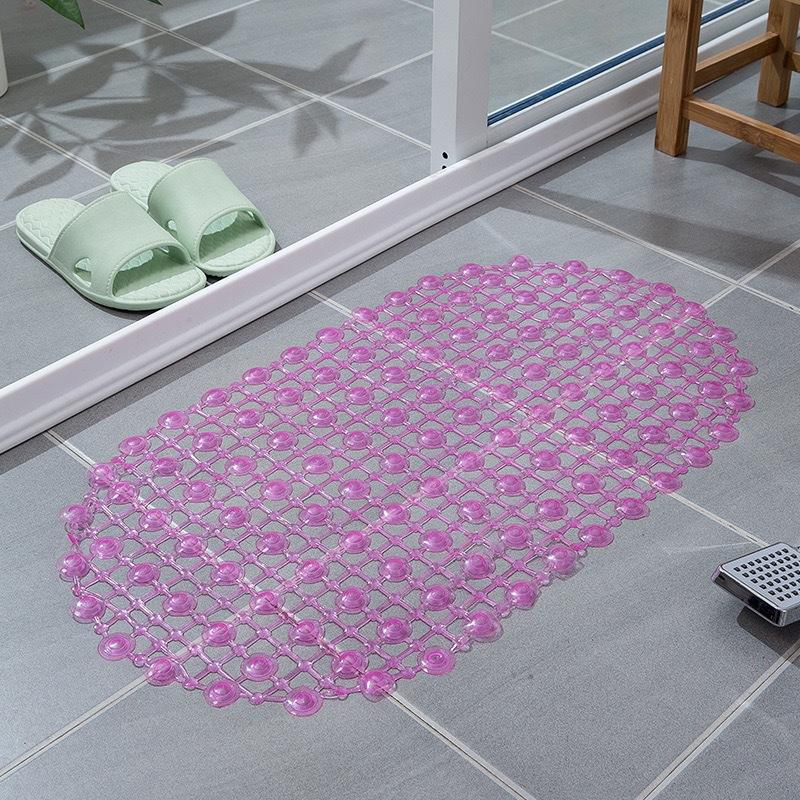1PC PVC Anti-skid Bath Mats Soft Shower Mat Massage Mat with Suction Cup Non-slip Bathtu Bath Mat Bathroom Accessories Hot