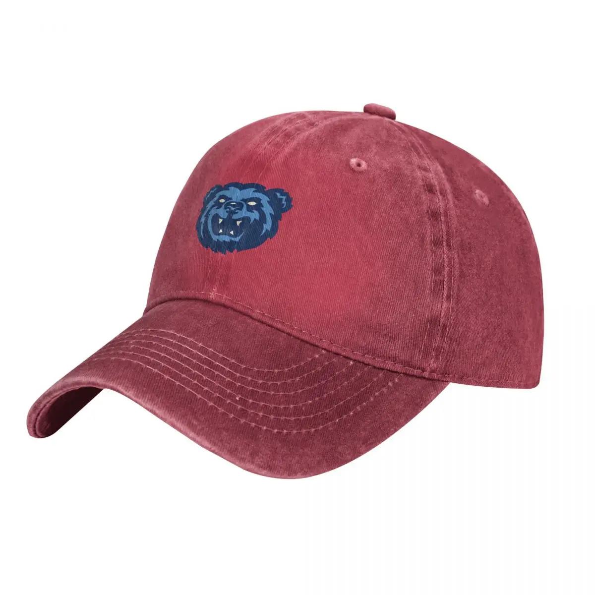 

Mobile BayBears vintage baseball team insignia emblem Cowboy Hat Beach Outing beach hat Unisexs Hats Womens