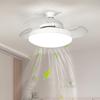 Modern Design E27 Socket Fan Light Smart Invisible Retractable Led Socket Ceiling Fan With Light and Remote for Bedroom Dining