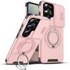 Pour Samsung Galaxy S26 Ultra 5G Coque Antichoc Armure Anneau Magnétique Housse Pour Galaxy S26Ultra Pour Charge Sans Fil Magsafe Funda