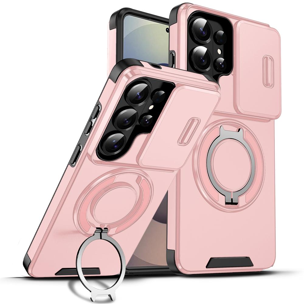 Pour Samsung Galaxy S26 Ultra 5G Coque Antichoc Armure Anneau Magnétique Housse Pour Galaxy S26Ultra Pour Charge Sans Fil Magsafe Funda