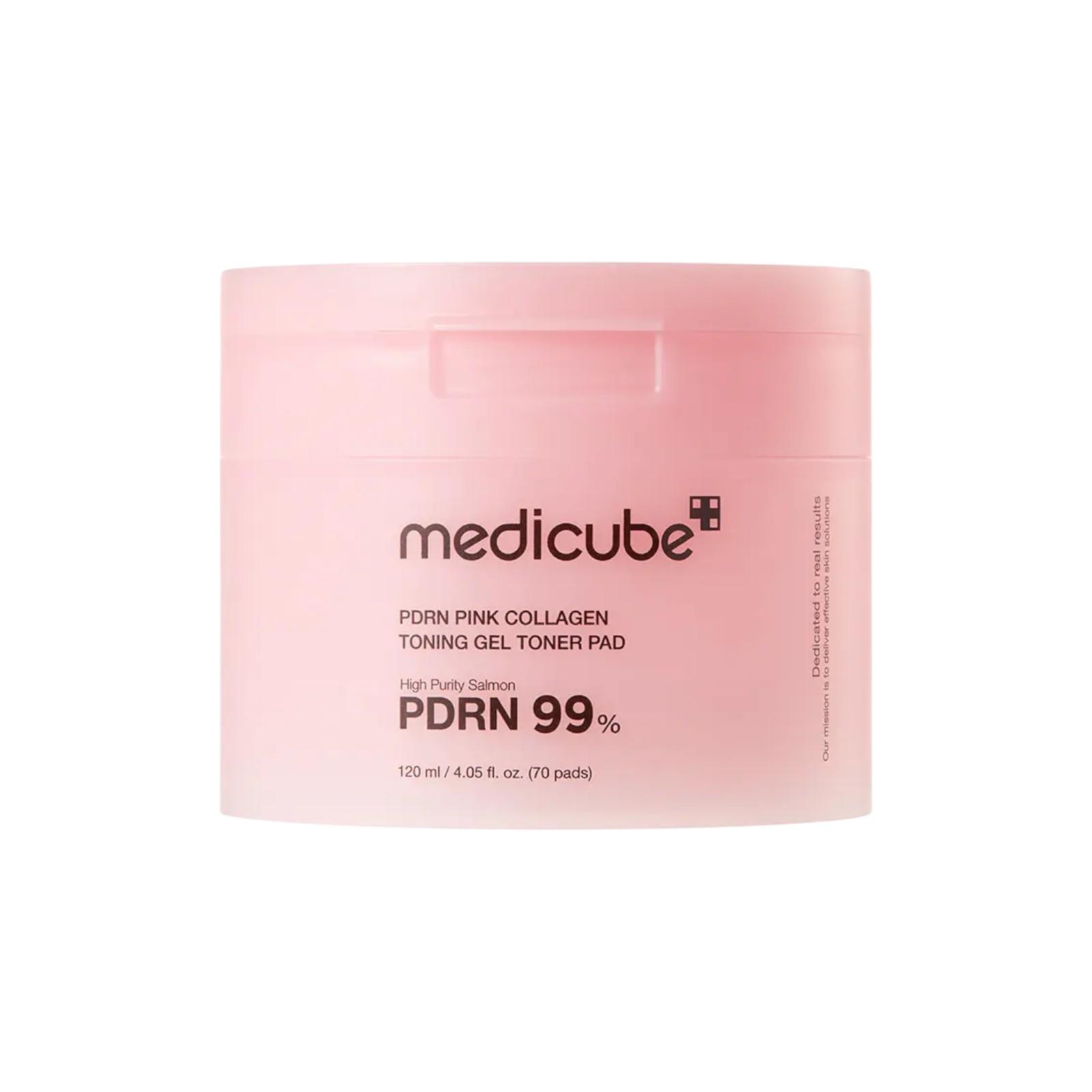 [Medicube] PDRN Pink Collagen Toning Gel Toner Pads