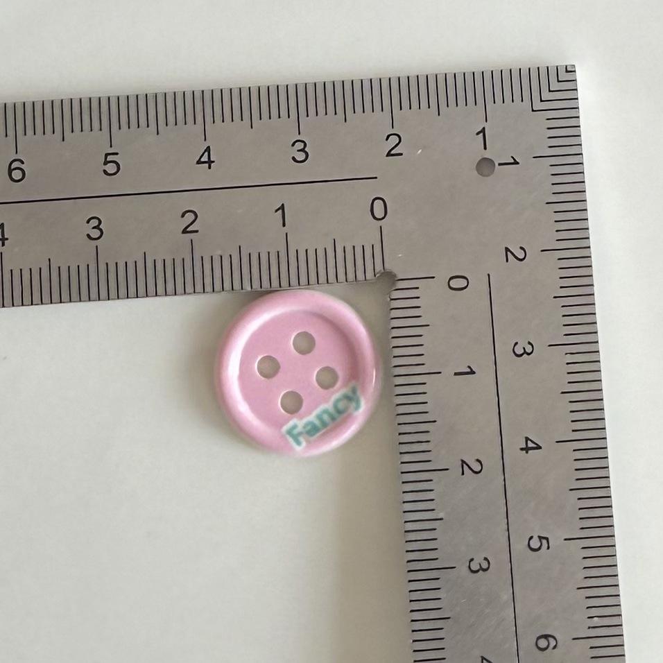 10Pcs 18mm Cute Sweetheart Cartoon Button Kids Clothing DIY Sewing Supplies Decor Accessories for Hair Clips DIY for Crocs Shoes