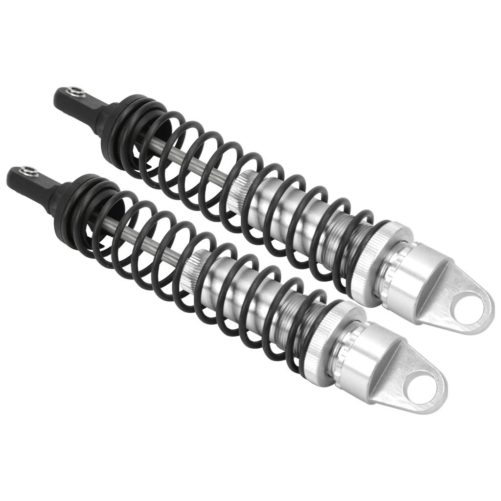 2Pcs 188mm RC Aluminium Shock Absorber Damper for HSP 94050 1 5 RC Gasoline OffRoad Cars(Silver )