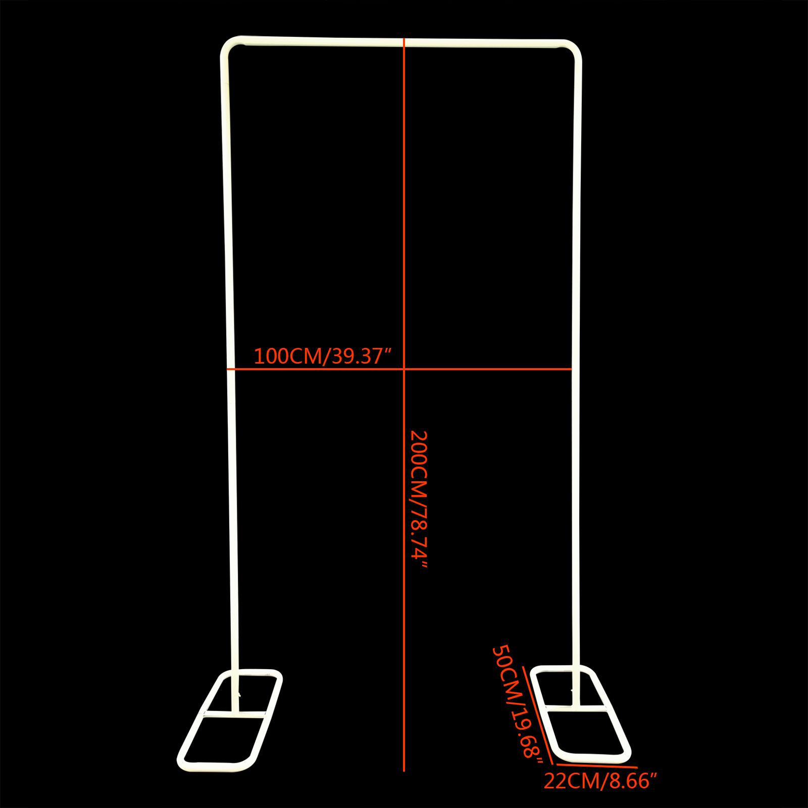 

Квадратная металлическая рамка для свадебной арки, садовая вечеринка, цветы, подставка для арки, декоративная рамка, подставка для цветочного декора, золотые металлические принадлежности для вечеринок 2x1m белый