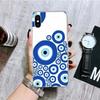 Lucky Blue Evil Eye Phone Case For iPhone 17 Air 16 15 Plus 11 14 Pro Max 13 Mini 12 7 8 + SE Pattern Art Customized Cover 17 Ai