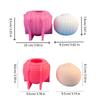 Striped Sphere Candle Holder Molds for DIY Craft Crafting Candlestick Tealight Holder Sphere Shaped Candlestick Molds