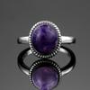 New Fashion 8x10 MM Oval Natural Moonstones Rings Women's  CopperJewelry Ring  High Quality Gifts Vintage Fine