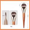 Widened Thin Makeup Foundation Ultra Brushtongue Shaped Makeup Brush Wooden Handle Makeup Brush Beauty Tool