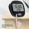 Compact Pedometer LCD Screen Step Counter Step Tracker Digital Display Step Counter Accurate Steps