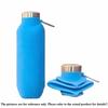 700Ml Silicone Folding Water Bottle Creative Outdoor Portable Stretch Cup Food Grade Outdoor Sport Water Bottle Foldable Cup Set