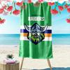 Canberra Raiders Paplūdimio rankšluostis, didelis, minkštas, greitai džiūstantis rankšluostis paplūdimiui, stovyklavimui, plaukimui