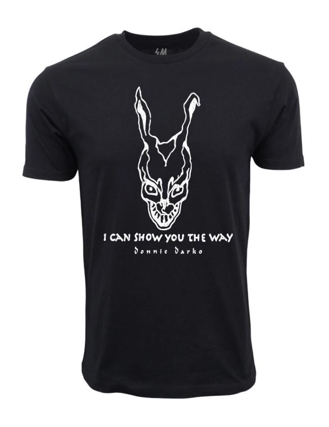 Графическая футболка Donnie Darko, футболка «Я могу показать тебе путь», черная футболка из фильма L