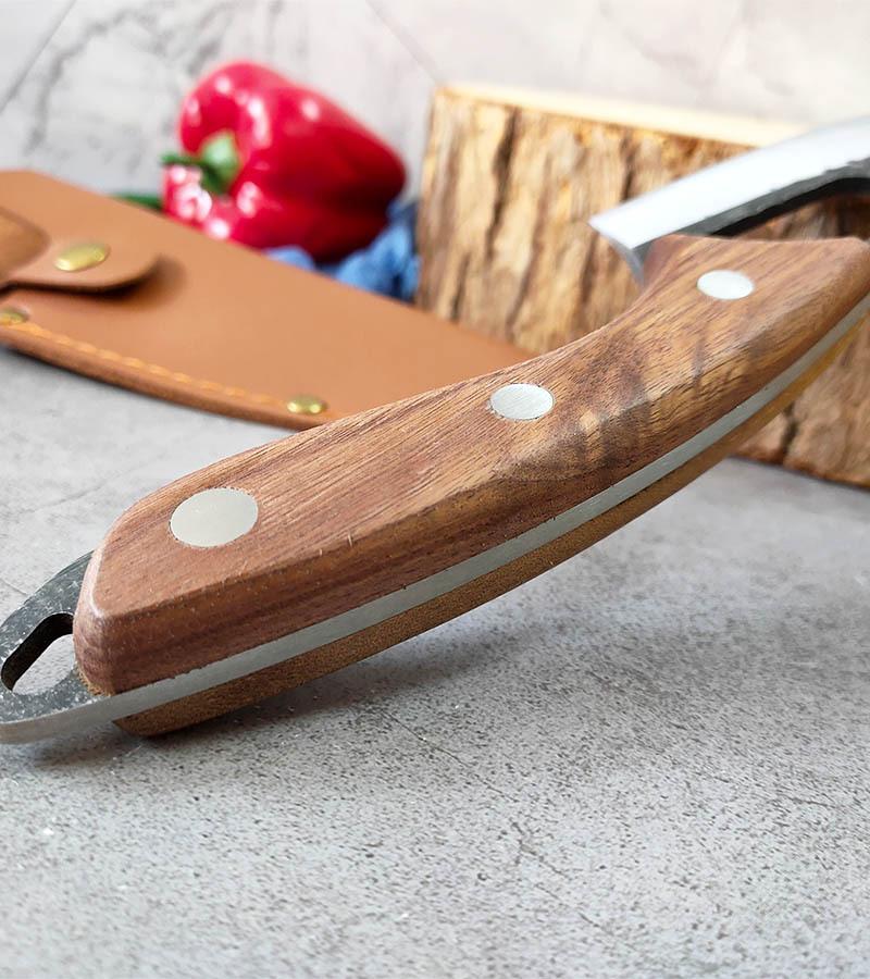 Hand-forged Boning Knife with Sheath High Carbon Steel Meat Cleaver Multi-function Chef's Knife