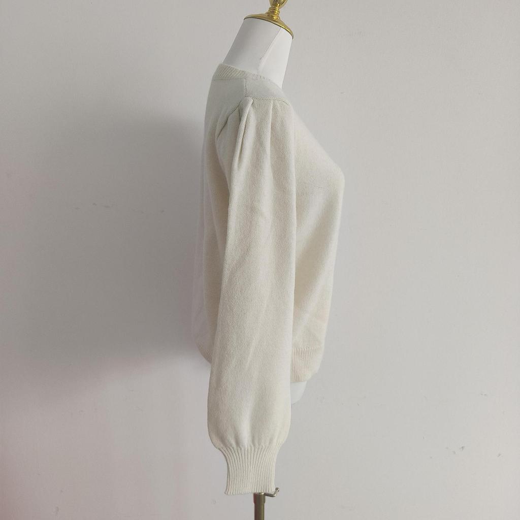 Autumn & Winter V-Neck Hollow Out Cardigan - Versatile Knitwear for Women