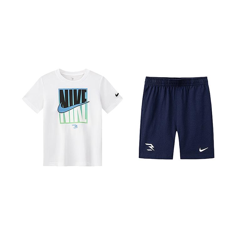 Nike Kids Casual Sportswear Sets Crew Neck Thin