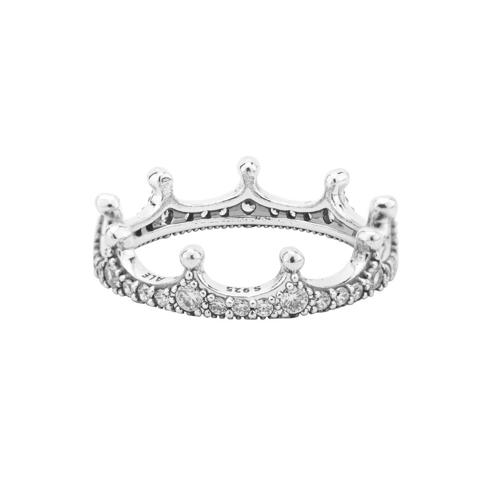 Pandora Magic Crown 925 Silver Ring Women ring 197087CZ