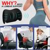 BYMECOST Lumbar Support Pillow For Car, Memory Foam Car Seat Back Support Pillow For Driving, Back Cushion With Strap For Pain Relief, Ergonomic Back