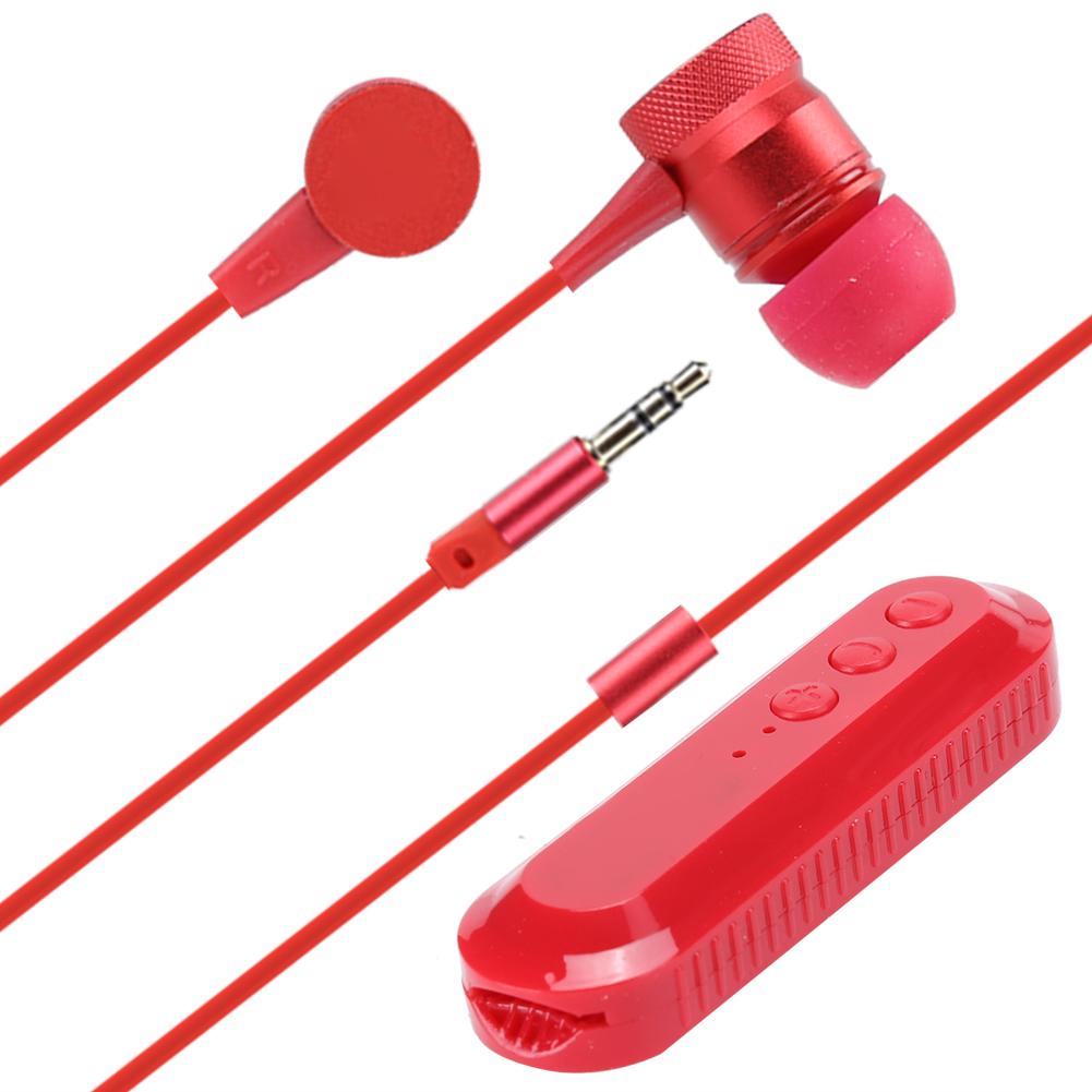 Lavalier Clipon Bluetooth 4.1 Headset Earphone Headphone Stable Transmission Red