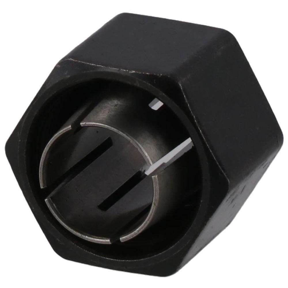 Steel Router Fittings Black Carving Machine Collet Portable Router Collet Replacement  Worker