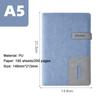 (Free Logo Engraving) A5 Thickened Business Hard Notebook, Notepad, Student Diary, Buckle Meeting Minutes, with Card Slot