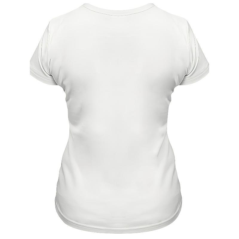European sizesRound Neck Casual Top, White with Colorful Cat Design, Breathable & Comfortable for Spring/Summer, Casual Attire, Cat Tshirt