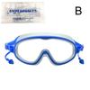 Kids Swimming Goggles Big Frame HD Wide View Anti-Fog Waterproof Soft Silicone Swim Mask for Kids Swim Training